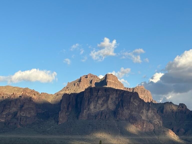 Superstition Mountains above Apache Junction